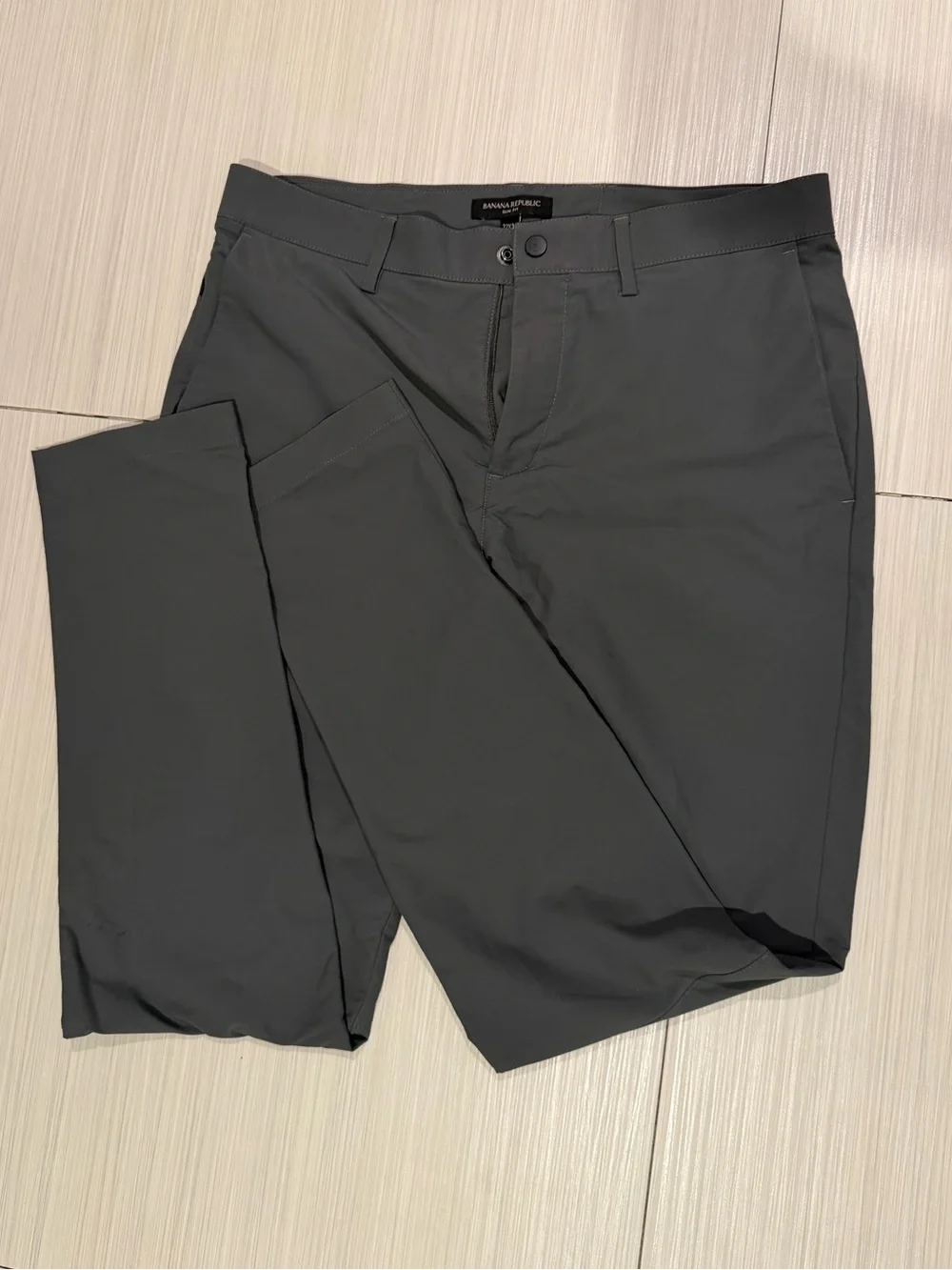 Banana Republic Men’s Dark Gray Slim Chinos